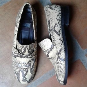 Joop! Snake leather loafers